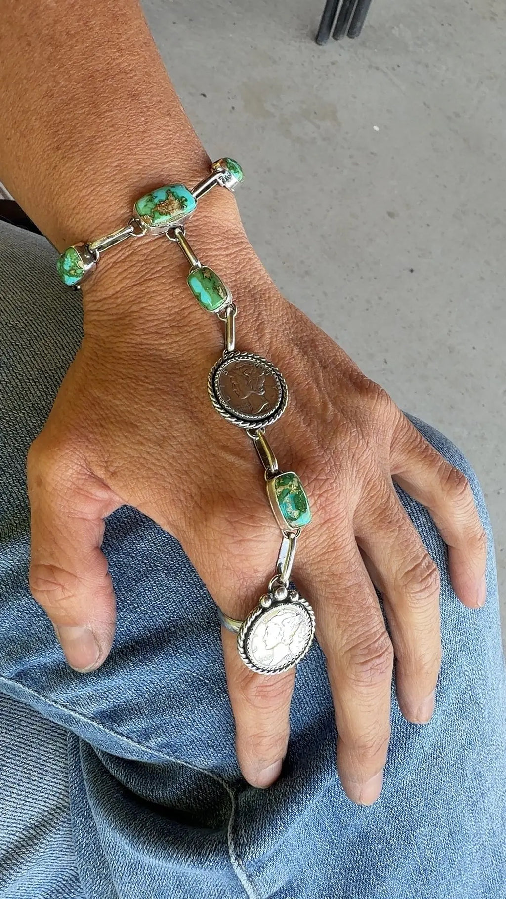 Sonoran hand bracelet