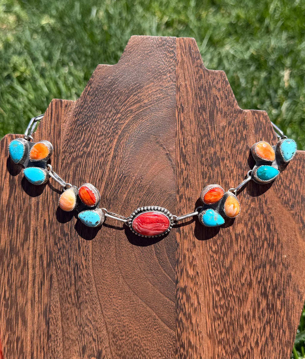 Rainbow choker