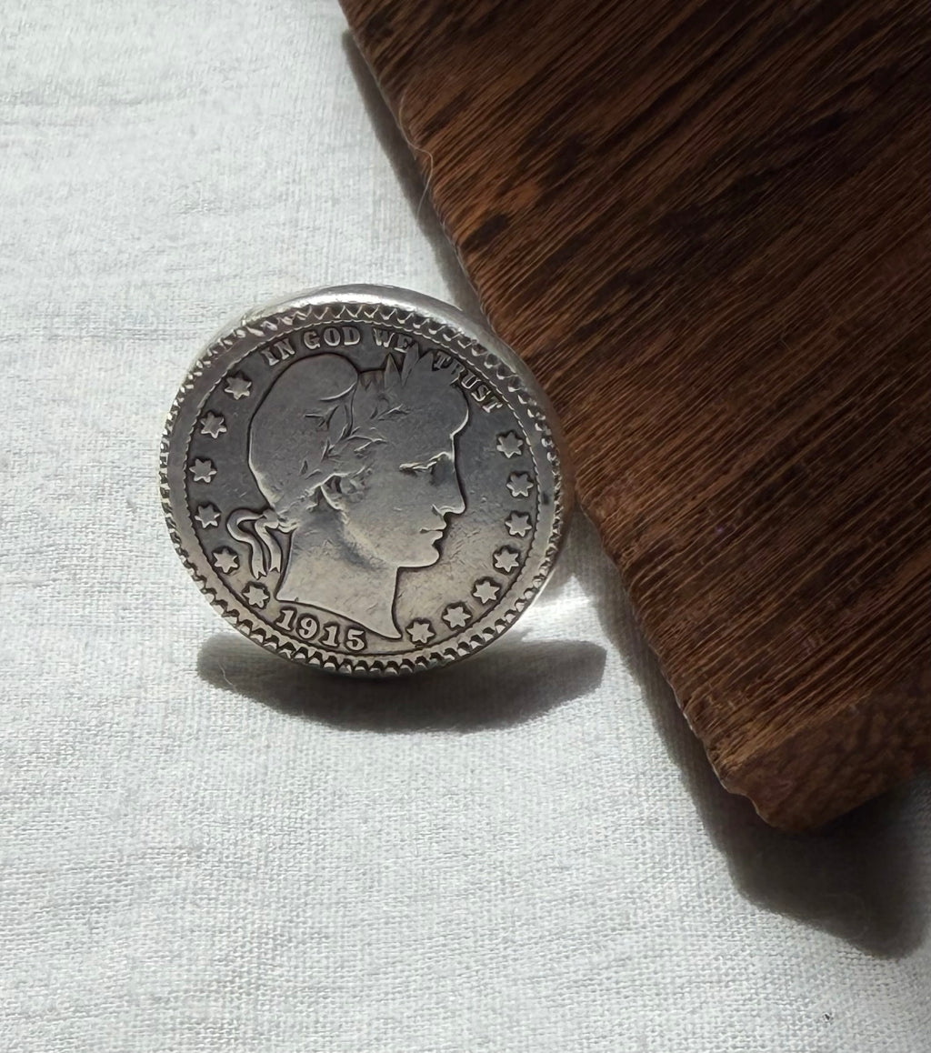 Liberty coin ring -adjustable