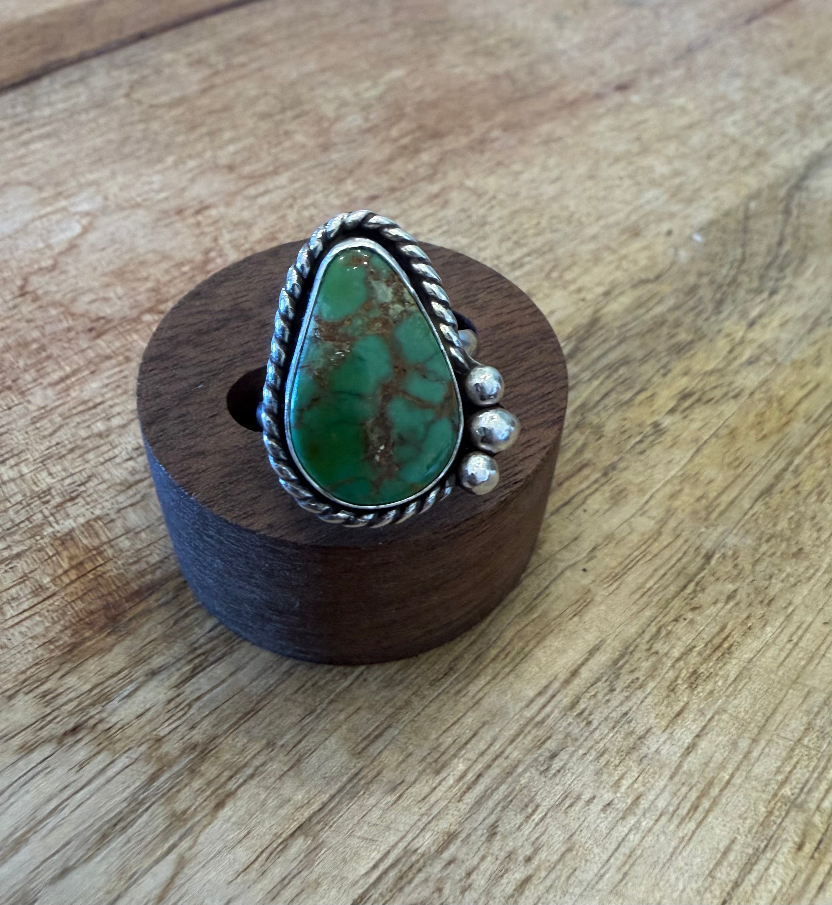 Cielo turquoise adjustable ring