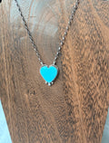 Kingman heart necklace