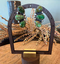 Cielo cluster turquoise earrings